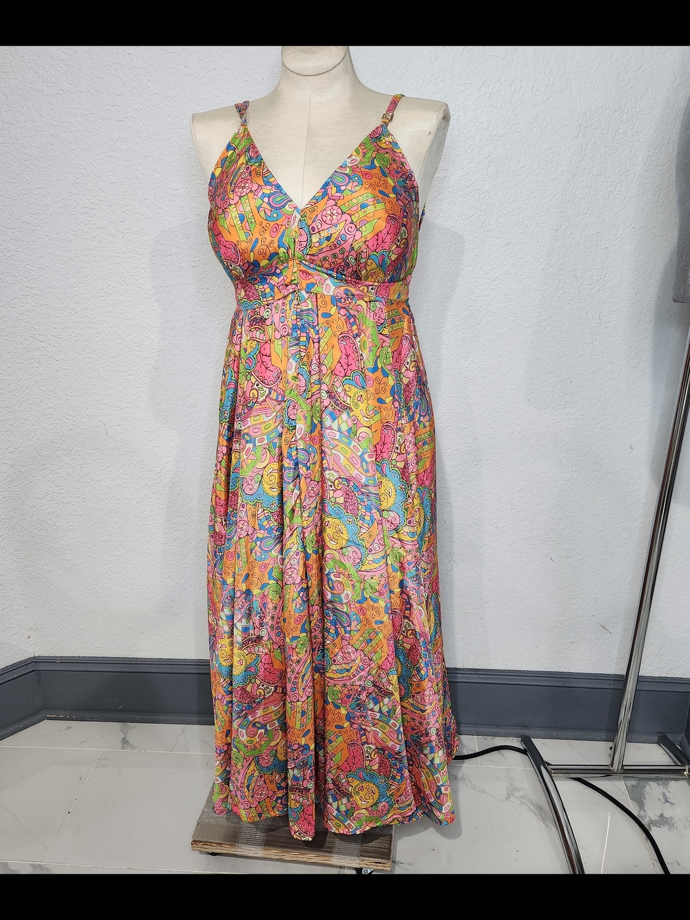 Advance Apparels Multicolor Paisley Maxi Dress